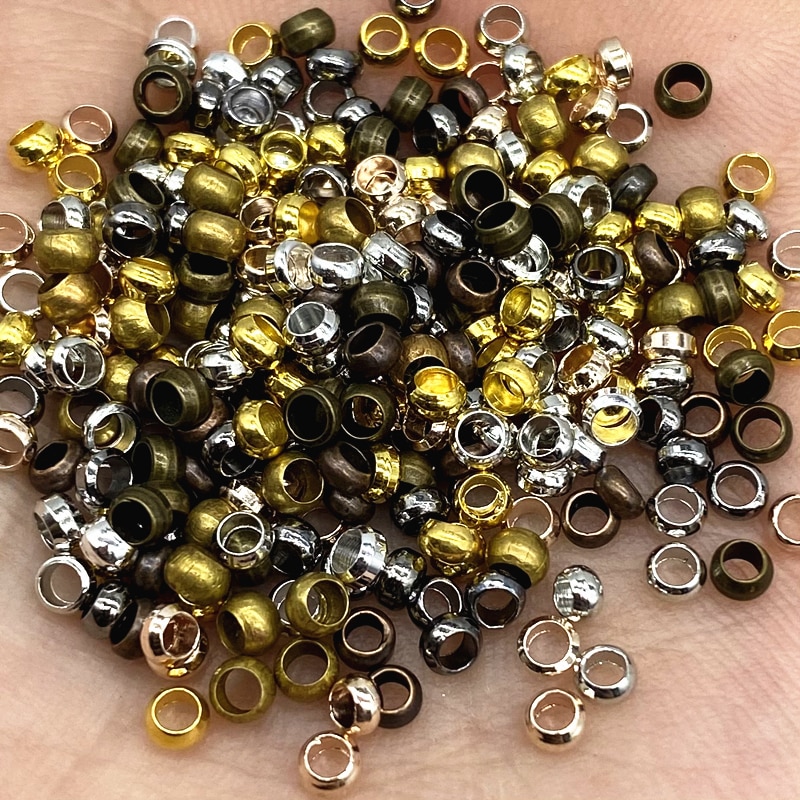 Lead-free Crimping Beads for Jewelry-making